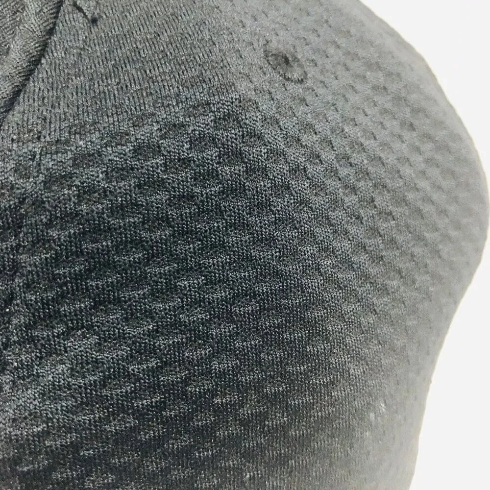 Adidas Aeroready Baseball Cap Black Honeycomb Weave S/M Moisture Wick Athleisure